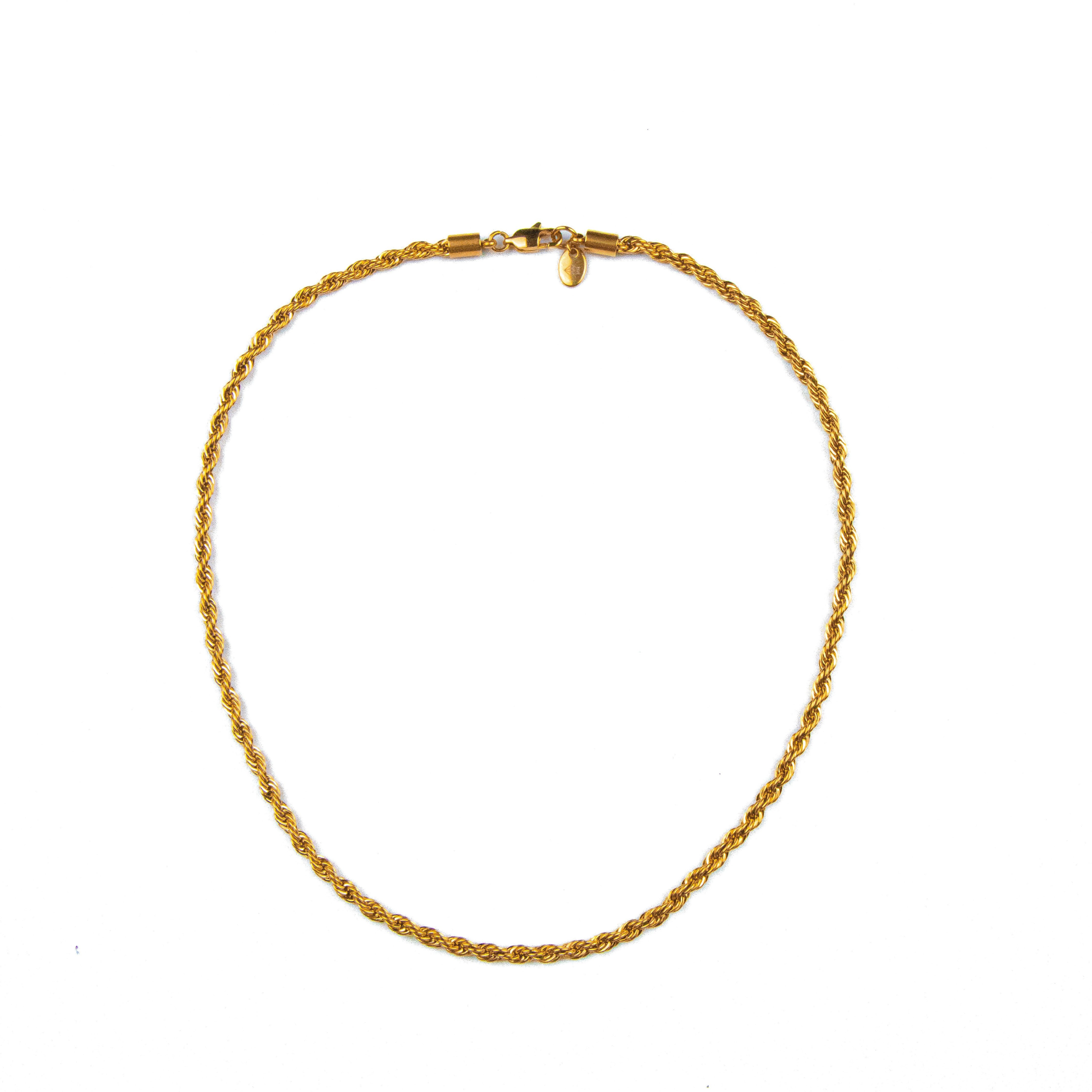 4MM ROPE CHAIN - GOLD – Aurum and Glacier